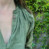 Naturalistic Twig & Flower Brooch with Cognac Diamond