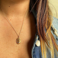 Lion's Head Pendant with Old Mine Diamond