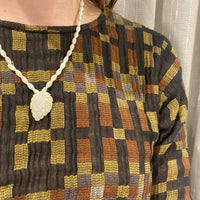 Tropical Flair Mother of Pearl Pineapple Necklace