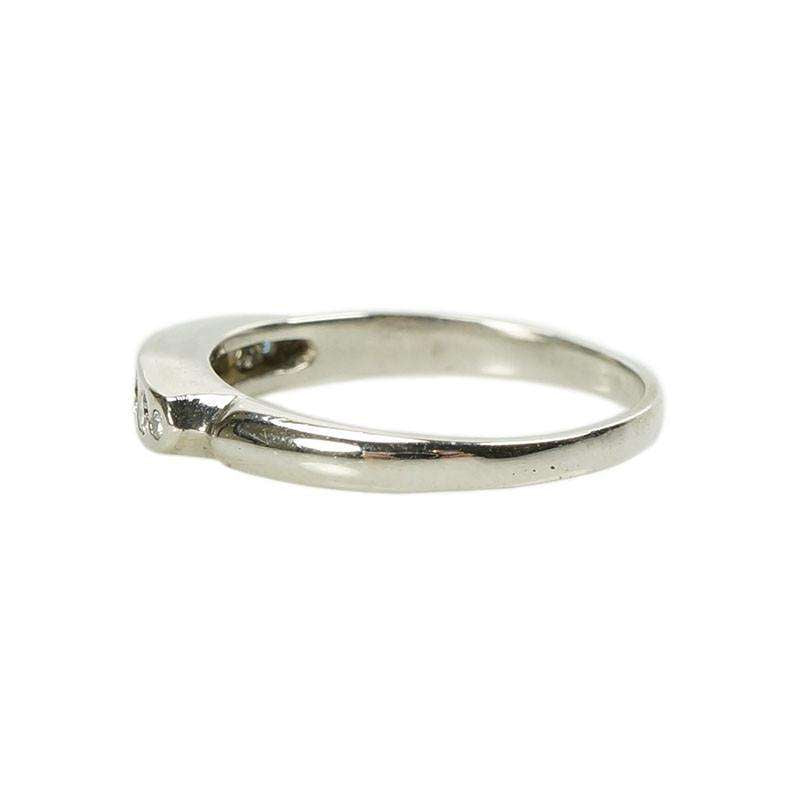 Vintage Platinum and Diamond Band