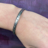 Danecraft Acorn & Oak Sterling Silver Bangle