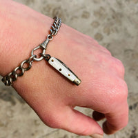 Bitty Mother of Pearl Double Bladed Folding Knife