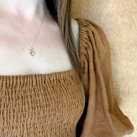 Heart Shaped Padlock Gold Pendant with Pearl