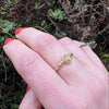 Vintage Yellow Sapphire Solitaire by 720