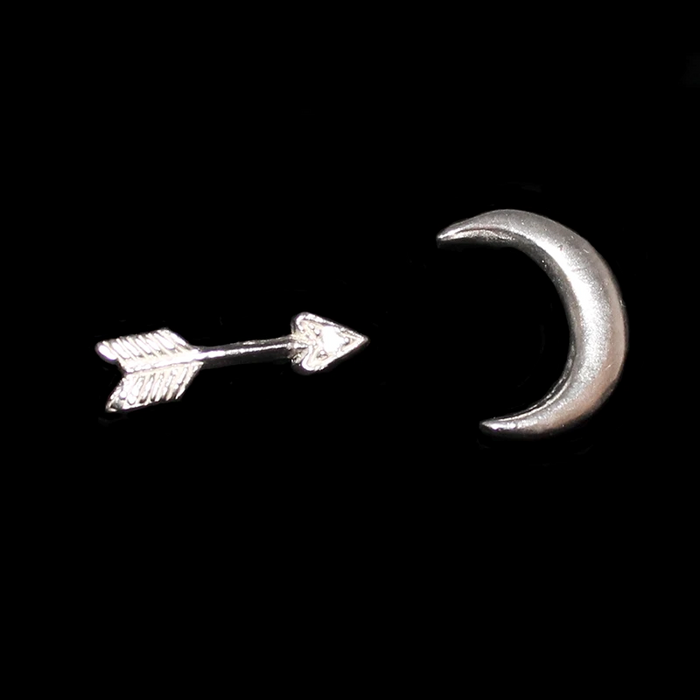 Stud Collection by 720: Recycled Silver Cupids Arrow