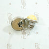 Buttons of Butter-Colored Amber Stud Earrings