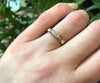 Detailed Vintage Diamond Band