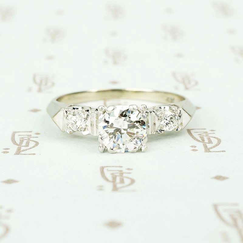 1940s Classic Diamond Engagement Ring