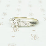 1940s Classic Diamond Engagement Ring