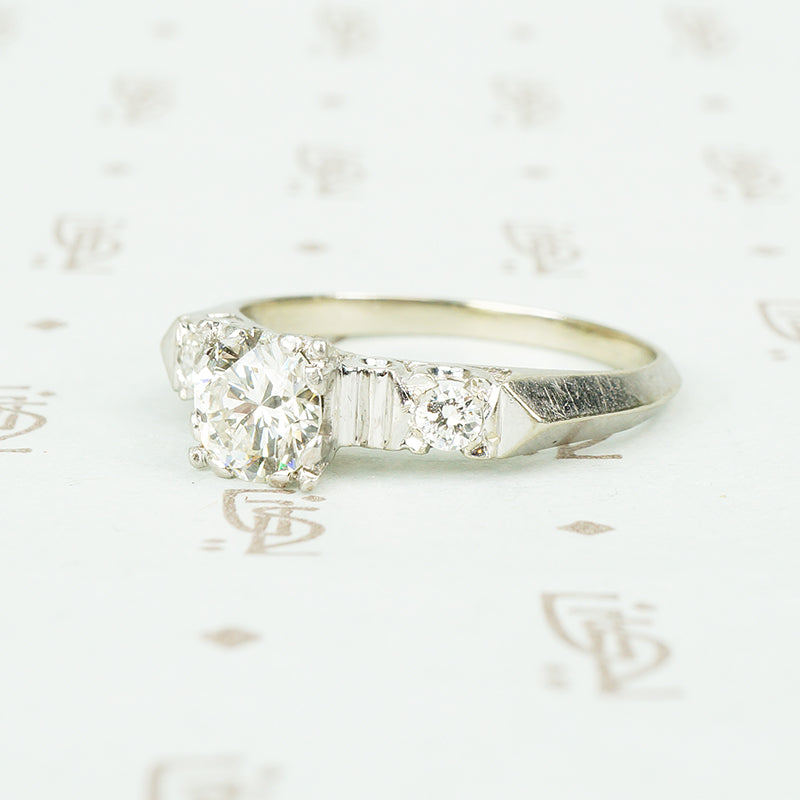 1940s Classic Diamond Engagement Ring