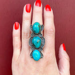 Sublime Royston Turquoise Hopi Ring by Bear
