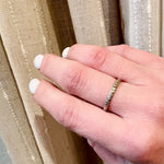 Uncas Orange Blossom Silver Wedding Band