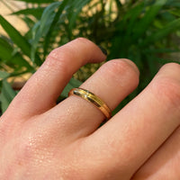 Vintage 14k Yellow Gold 1960's Wedding Band
