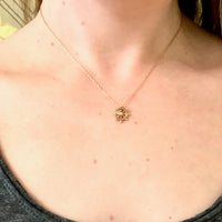 Ship's Wheel Conversion Pendant in Gold and Pearls