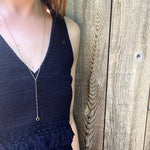 Pretty Vintage Gold Lorngette Chain