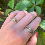 Cool Gold Curb Chain Band Size 7