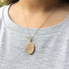 9k Rose Gold English Locket with detailed engraving