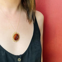 Carnelian Intaglio Pendant of Pan