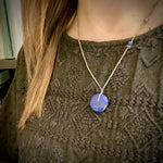 Handmade Silver Bead & Ancient Lapis Necklace by Ancient Influences