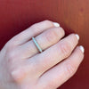 Platinum Vintage Diamond Wedding Band