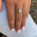 Vintage Silver Claddagh Ring