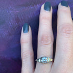Art Deco White Gold Diamond Engagement Ring