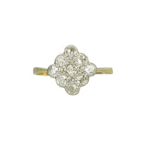 Platinum and !8k Yellow Gold Edwardian Beauty - Gem Set Love