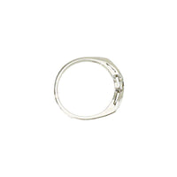 Unique Vintage Platinum and Diamond Band