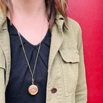 Gem Studded Starry Flower Locket
