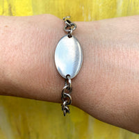 Vintage Sterling Silver ID Bracelet