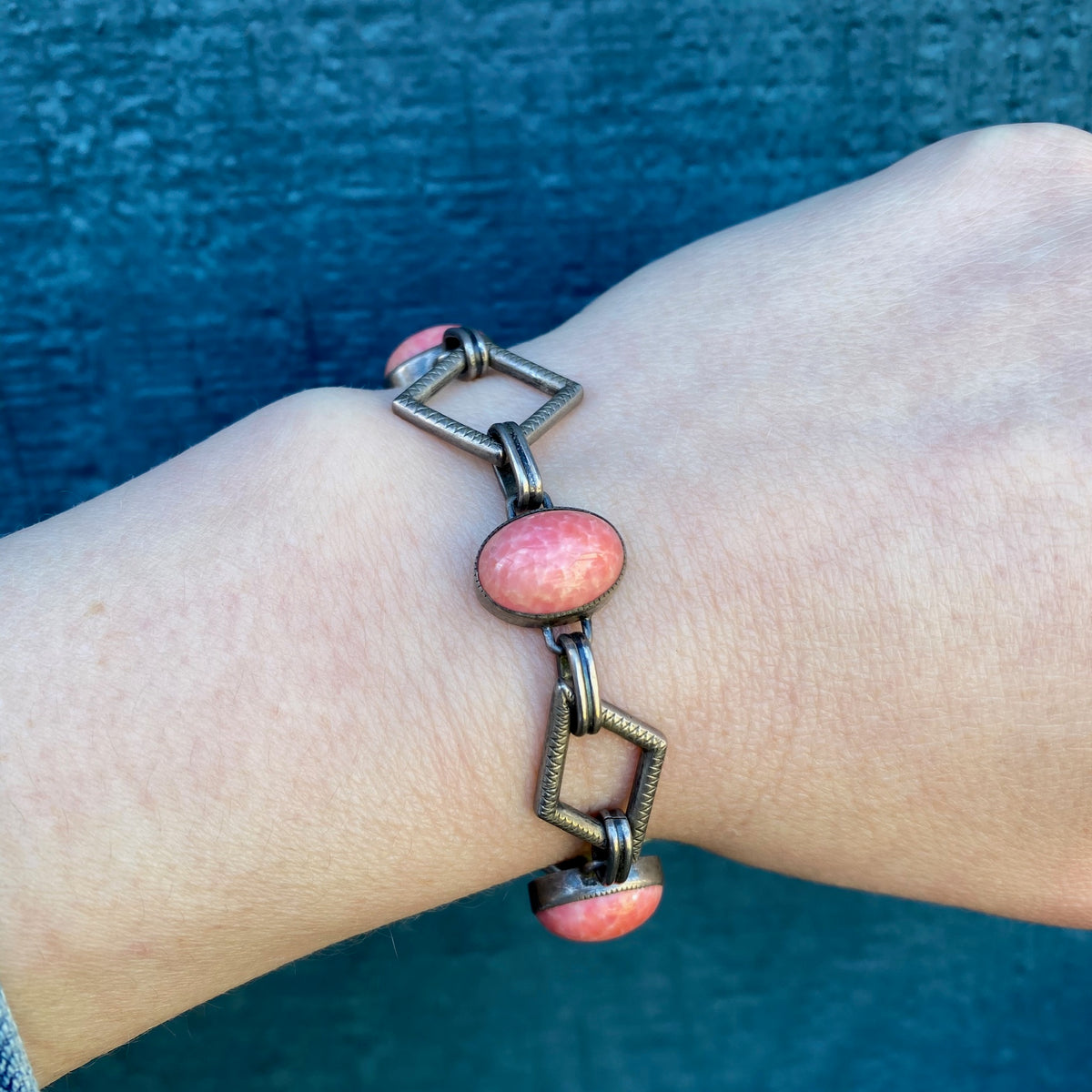 Foster & Bailey Pâte de Verre Sterling Bracelet