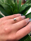 Vintage Rose Gold Opal Marquis Solitaire