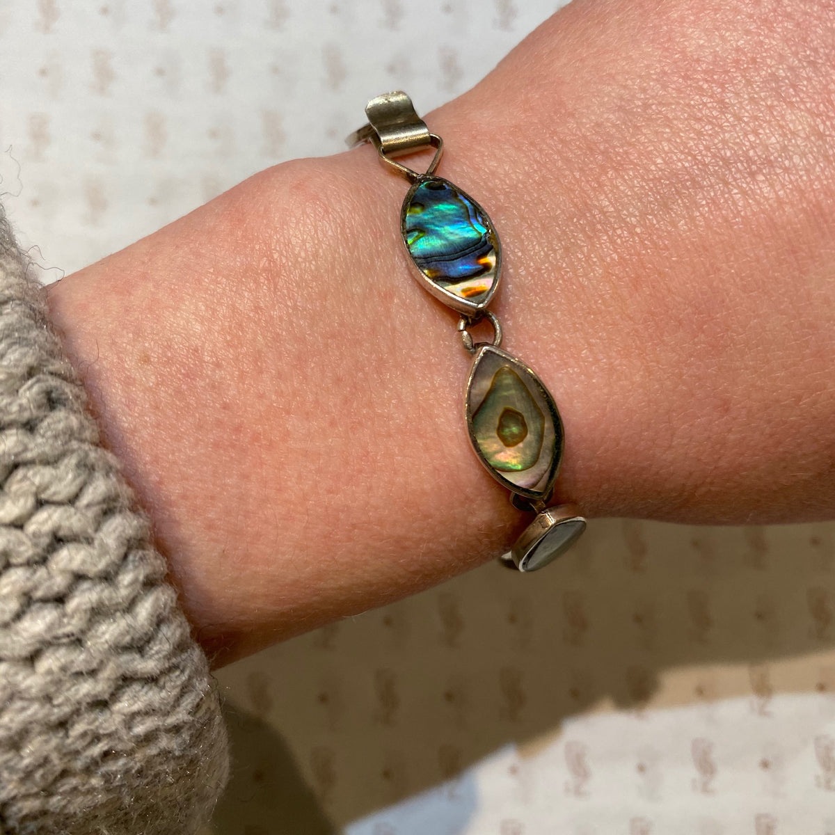 Luminous Abalone Taxco Bracelet