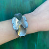 NYE Sterling Dogwood Blossom Cuff