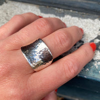 Tough & Sophisticated Chunky Silver Band