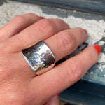 Tough & Sophisticated Chunky Silver Band