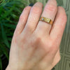 Stylish Asymmetrical Signet Ring