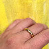 1917 Engraved Gold Wedding Band