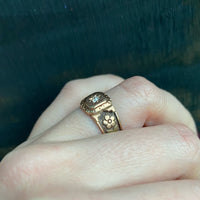 Flowers and Star OMC Diamond Ring