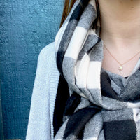 Tiny Lucky Charm Four Leaf Clover Necklace