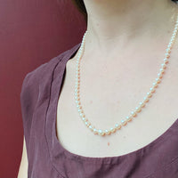Graduated Mikimoto Cultured Pearl Necklace