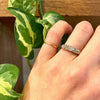 Chunky Diamond Wedding Band in Platinum & Gold
