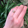 Adorable Pile of Rose Cut Diamonds in 18k yellow gold