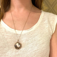 Crystal Ball Double Sided Locket