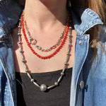 Silver and Gold Lovers Knot Married Chain by AI