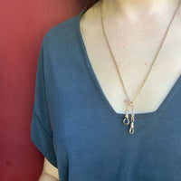 Vintage Cable Chain with Free-Moving Drop by Ancient Influences