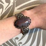 Gorgeous Jasper Hand Made Silver Cuff Bracelet