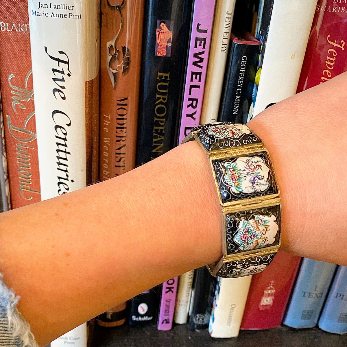 Colorful Enamel Turkish Panel Bracelet