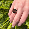 Stunning Smoky Quartz 1960s Cocktail Ring