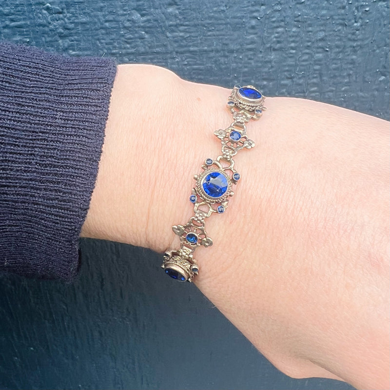 Faux Sapphire Bracelet | Coopers Of Stortford